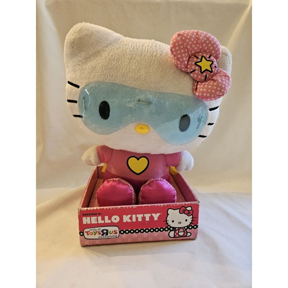 Jakks Pacific Hello Kitty Sanrio Plush New Toys R Us Exclusive 2012‎ Superhero